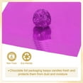 thumbnail image 4 of 3.15 Inch Foil Candy Wrappers, 200 Pcs Chocolate Wrapping Paper for Homemade Caramel DIY Candies Decoration, Rose Red, 4 of 7