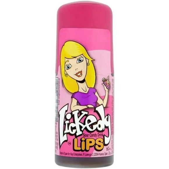 Lickedy Lips Blue Sour Rolling Candy (UK) 60ml