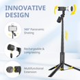 thumbnail image 4 of Trípode Sensyne para selfies con mango giratorio de 360° y luz LED, 4 of 6