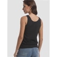 thumbnail image 6 of Women V Neck Tank Tops Summer Sleeveless Casual Tops Loose Fit Banded Bottom Shirts, 6 of 6