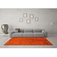 thumbnail image 3 of Ahgly Company Machine Washable Indoor Rectangle Oriental Yellow Industrial Area Rugs, 2' x 4', 3 of 4