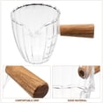 thumbnail image 6 of Milk Cup Scale Coffee Measuring Espresso Shot Glasses Concentrate Cups Triangle Beverage Wood, 6 of 6
