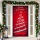 thumbnail image 5 of Tapiz decorativo para puerta con árbol de Navidad, cortina para puerta, tapiz para puerta, decoración para fiestas navideñas, 5 of 7
