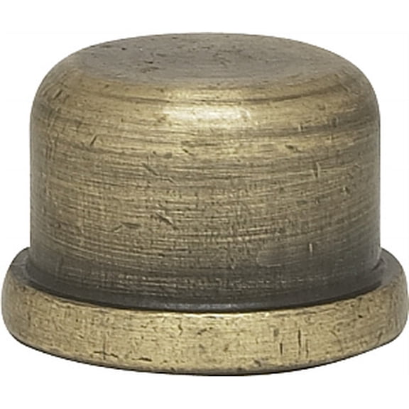 Satco 1/2in Finial-Zinc Die Cast 1/4-29 Antique Brass