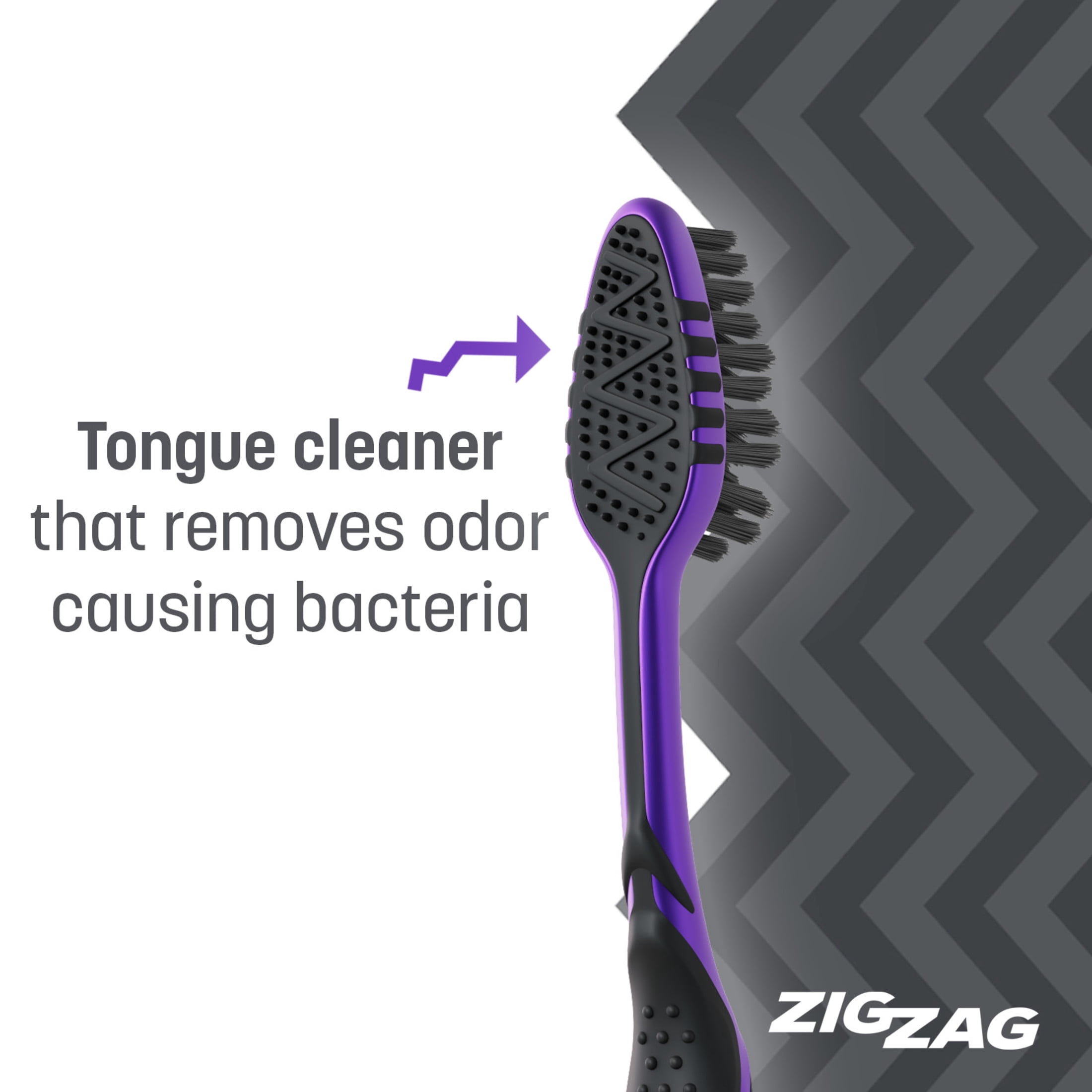 Colgate ZigZag Adult Soft Charcoal Toothbrushes, Soft Bristled Manual Toothbrushes, 4 Pack
