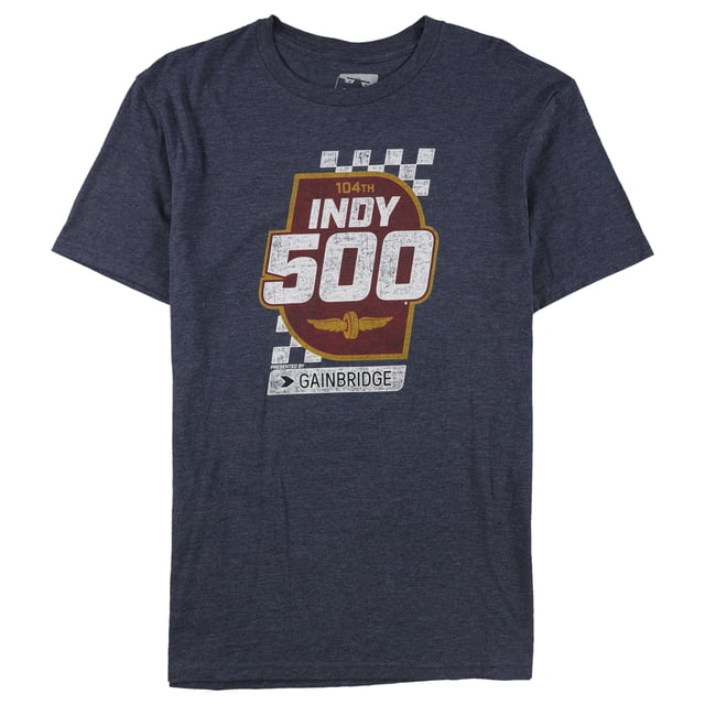 Camiseta gráfica INDY 500 Splandor para hombre, azul, pequeña