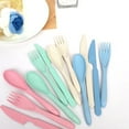 thumbnail image 2 of Maoww 4x Easy To Clean Reusable Tableware Set For Everyday Made Healthy ForWheat green, 2 of 6