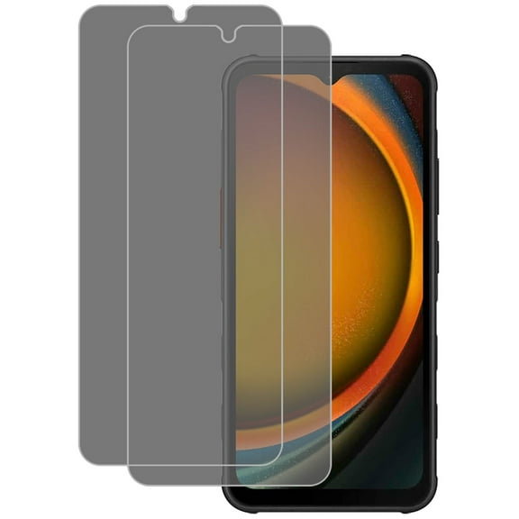KIQ 2 Pack Privacy Tempered Glass for Samsung Galaxy X Cover 7 PRO