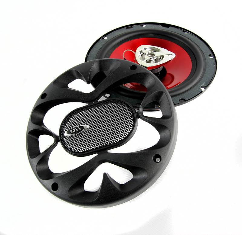 Boss CH6520 Chaos 6.5" 250W 2 Way Power Car Coaxial Audio Speakers Red