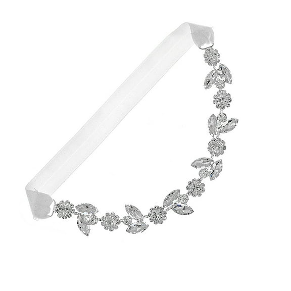 Kitandove Bridal Ring Rhinestone Silver 1Pcs