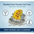 thumbnail image 5 of Hanukkah Chocolate Gelt Coins, Dark Chocolate, Kosher Parve, 24 Mesh Bags Perfect for Dreidel Games, Chanukah Celebrations, 5 of 11