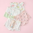 thumbnail image 2 of shoper Girls' Underwear 4-Pack with Fun Patterns Stretchy Waistband for Playtime or Bedtime White XXXXL, 2 of 3