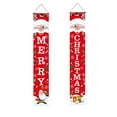 thumbnail image 2 of TERGAYEE Merry Christmas, Door Banners, Porch Signs, Hanging Banners, Christmas Flags, Home Walls, Indoor, Outdoor, Christmas Party Decorations Holiday Decor, 2 of 6