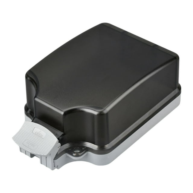 Luzkey 2 Pieces Outdoor Outlet Cover Power Socket Cover Waterproof Accessory Rainproof Electrical Outlet Box for Pool Kitchen Garden For Recessed Socket