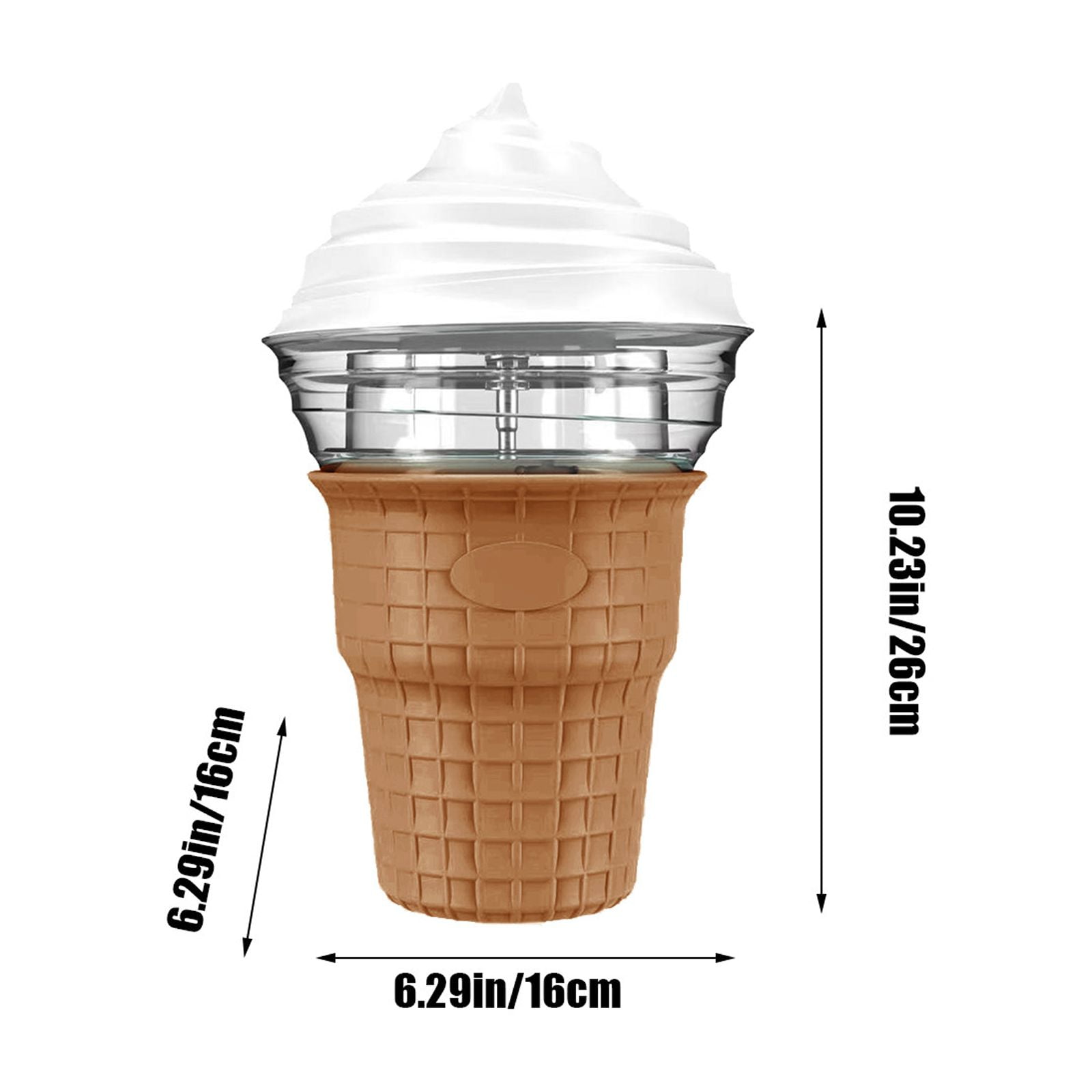 DIY Ice Cream Maker Home Machine, Automatic Stirring Yogurt and Ice Cream Maker for Homemade Desserts, Food Grade Material, Quick Cooling, Even Mixing, Fun Kitchen Appliance for Kids and Adults