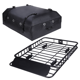 thumbnail image 1 of QinaQin Canastilla para techo de acero al carbón de 51 x 36 x 5 pulgadas, portaequipaje de 2 piezas para SUV o camioneta, 1 of 8