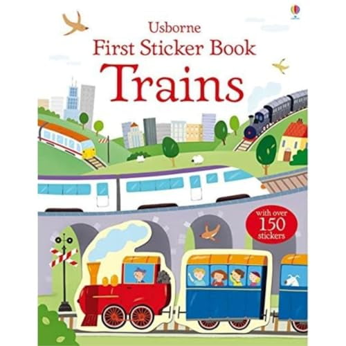 Pre-Owned First Sticker Book Trains Paperback