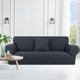thumbnail image 2 of PiccoCasa Stretch Spandex Armchair Sofa Slipcover, Dark Gray Large, 2 of 6
