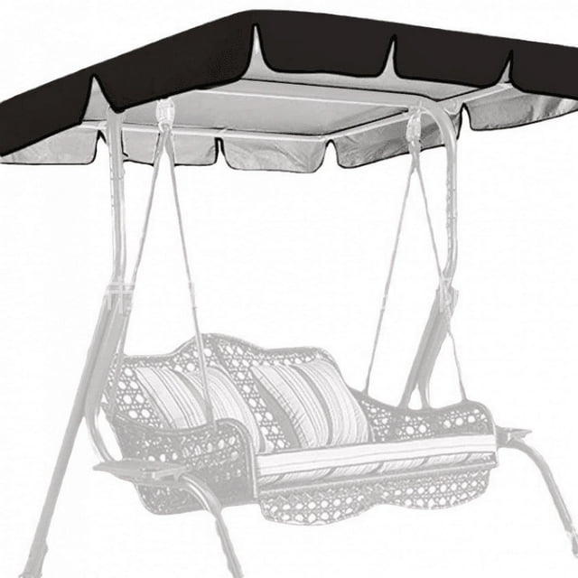Balancelle Extérieure avec Pare-Soleil, Housse de Chaise à Bascule Extérieure, Housse de Coussin de Balancelle