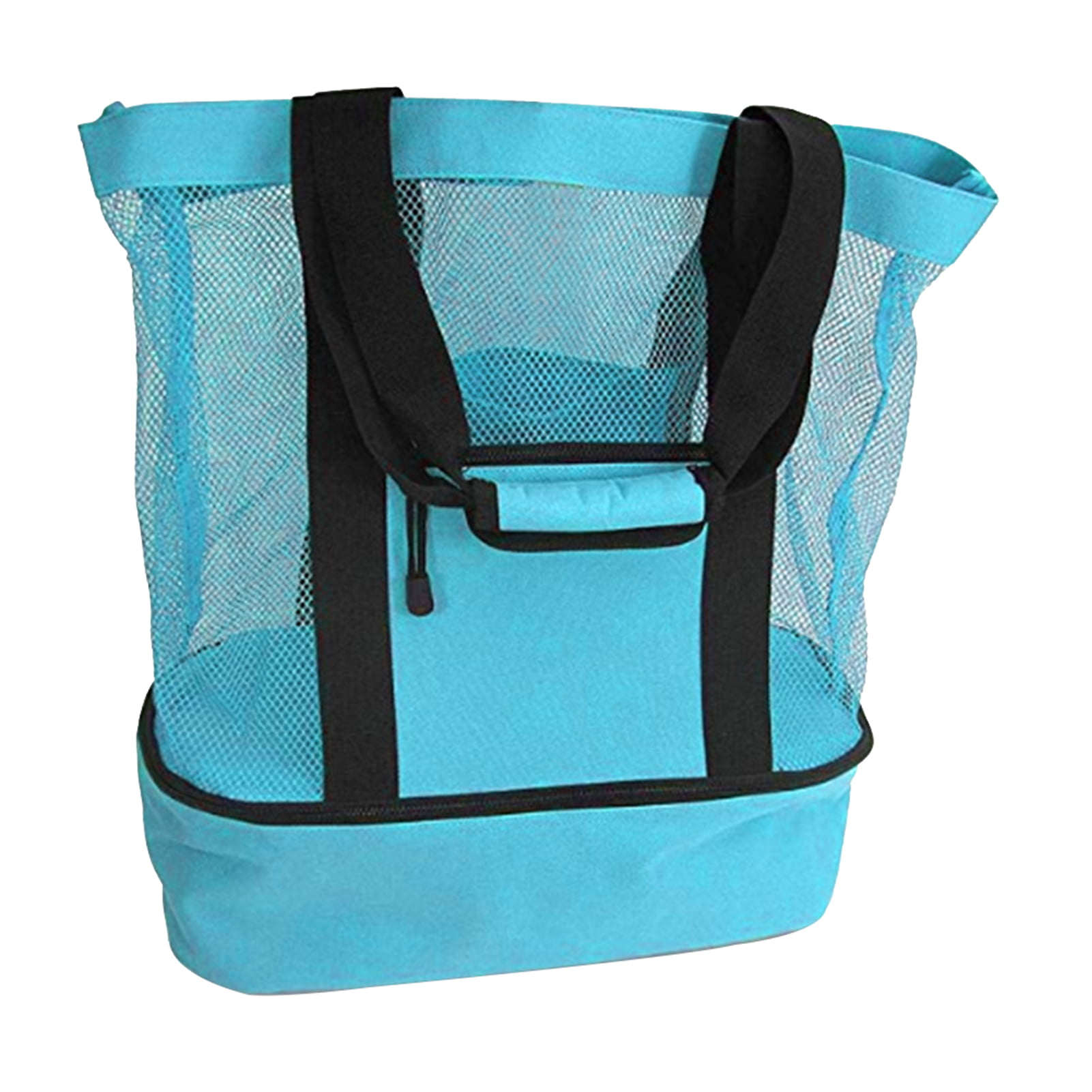 Kayphil Waterproof Beach Mesh Tote Bags Portable Insulated Picnic Cooler 