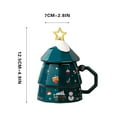 thumbnail image 2 of Christmas Mug, Ceramic Coffee Cup, Large Capacity Festive Christmas Ceramic Mug with Exquisite Holiday Patterns, Durable Sturdy Material, Unique Design, Perfect Gift for Family and Friends, 2 of 7