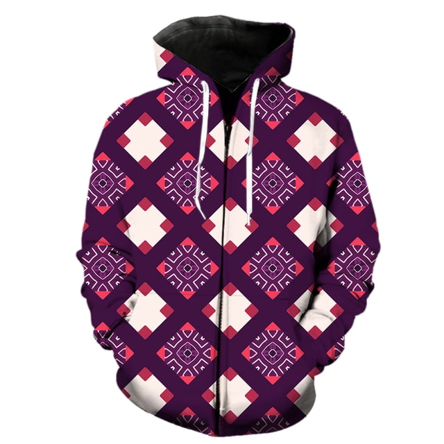 Sudadera con capucha y cremallera estilo étnico exótico retro para hombre, estilo hip hop, para adolescentes, manga larga, gran oferta 2024, estampado 3D, estilo Harajuku, gran tamaño, moda de primave