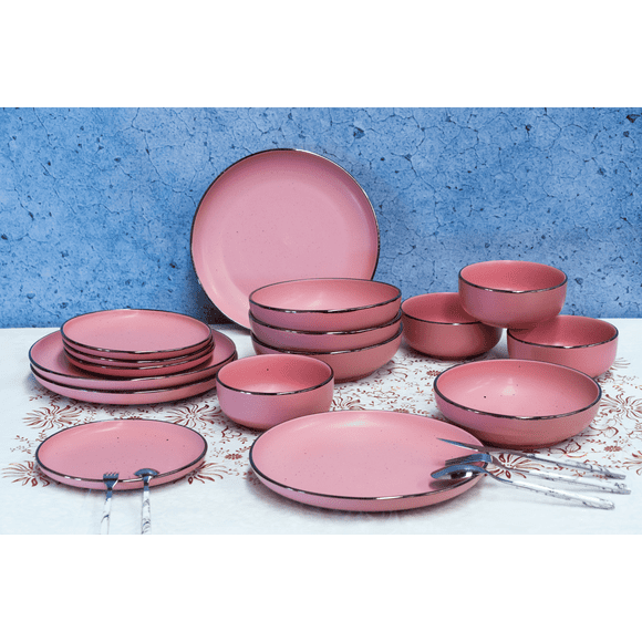 Vajilla Vascella Rosa para 8 personas 32pz
