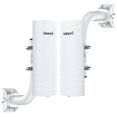 thumbnail image 1 of UeeVii CPE452 WiFi Bridge Outdoor with Bracket Mounts, 5.8G Point to Point Wireless Bridge with 14DBi High Gain Antenna for Extending Network to Shop/, 1 of 9