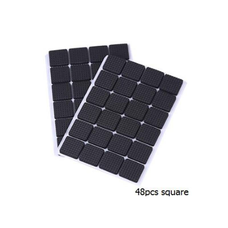 Details about   12pcs Protector Rubber Feet Chair Leg Pads Self Adhesive Non-slip Sofa Table Mat 