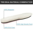thumbnail image 3 of Endoto 2 Pairs Replacement Insoles for Women Slipper and Boot Shoes, Sheepskin Insole Inserts for Foot Warm(Color:Pink,Size:Women8-EU39), 3 of 7