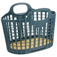 thumbnail image 5 of Raindrops Blue Plastic Storage Basket for Kitchen Use Smooth Surface Lightweight 7.5 x 11.5 x 6 Inches, 5 of 8