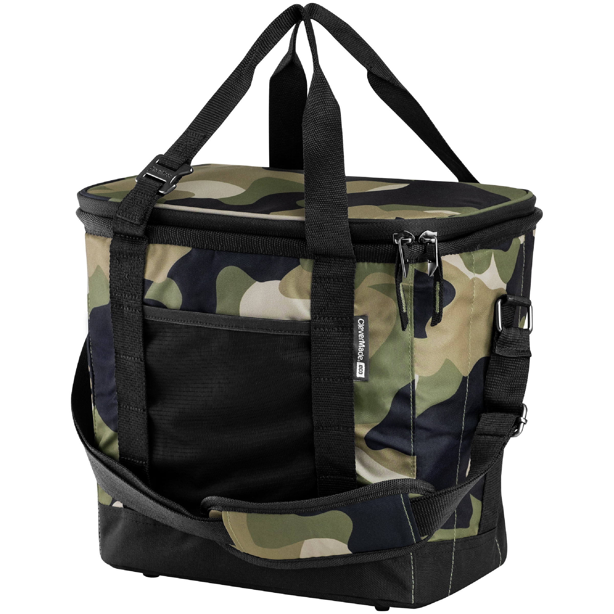 CleverMade Collapsible Tahoe Cooler, 24 Can, Camo