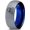 4-Blue Grey Dome Tungsten, variant on Gamer Tungsten Mens Rings Black Groomsmen Gifts Sister 40th Birthday Gift Unique Wedding Ring