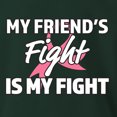 thumbnail image 6 of Wild Bobby My Friend's Fight Is My Fight | Breast Cancer Pink Ribbon Fight Family Support Breast Cancer Awareness Womens Premium T-Shirt, 6 of 6