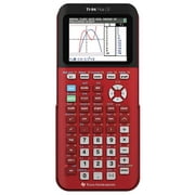 TI-84 Plus CE Color Graphing Calculator, Red