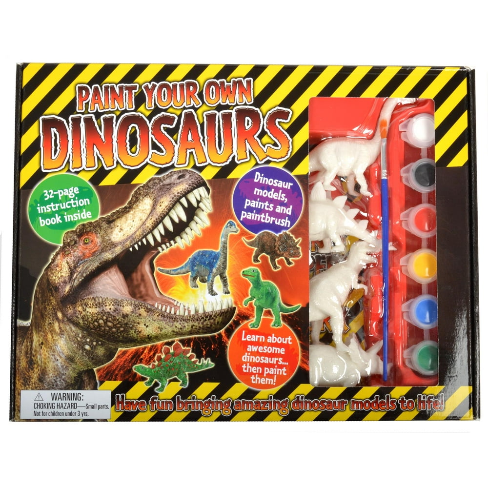 Paint Your Own Dinosaur Have Fun Bringing Amazing Dinosaur Models to