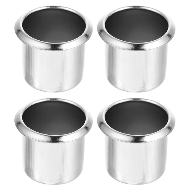 4 piezas Candelas decorativas Decorativas Luces de té de hierro Candelas de velas de metal Copas de vela de metal
