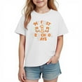 thumbnail image 5 of WRKEKC Girls T-Shirts Short Sleeve Round Neck Print Soft Cotton Tops with Preschool Beginnings Pattern for Kids Daily Wear 3-10 Years, 5 of 9