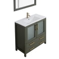 thumbnail image 6 of Vanity Art 36" Single Sink Freestanding Bathroom Vanity Set with Ceramic Top and Mirror, 6 of 8