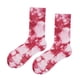 thumbnail image 2 of 1 par de calcetines de moda novedosos estampados coloridos y geniales con diseño de monopatín teñido anudado rojo, 2 of 9