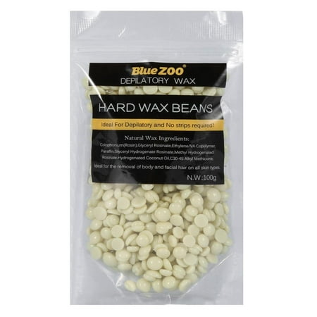 Yosoo Hard Wax Beans Hair Removal At Home Waxing for Women Men Sensitive Skin Full Body Face Eyebrow Leg with 100g Pearl Wax Beans
