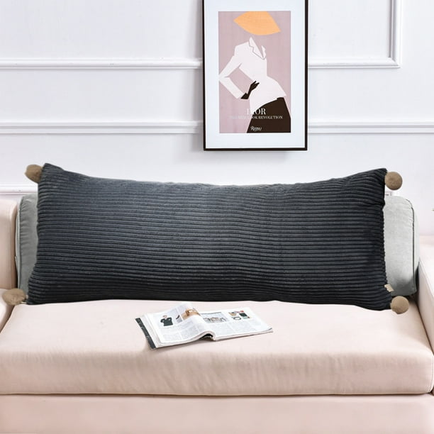 Almohada corporal de espuma viscoelástica Yyuenw, almohada corporal grande para adultos, firme y esponjosa, con funda y núcleo de cremallera.
