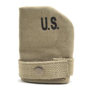 US WW2 Canvas Shotgun Shell Ammunition Pouch marked JT&L® 1943-LT OD