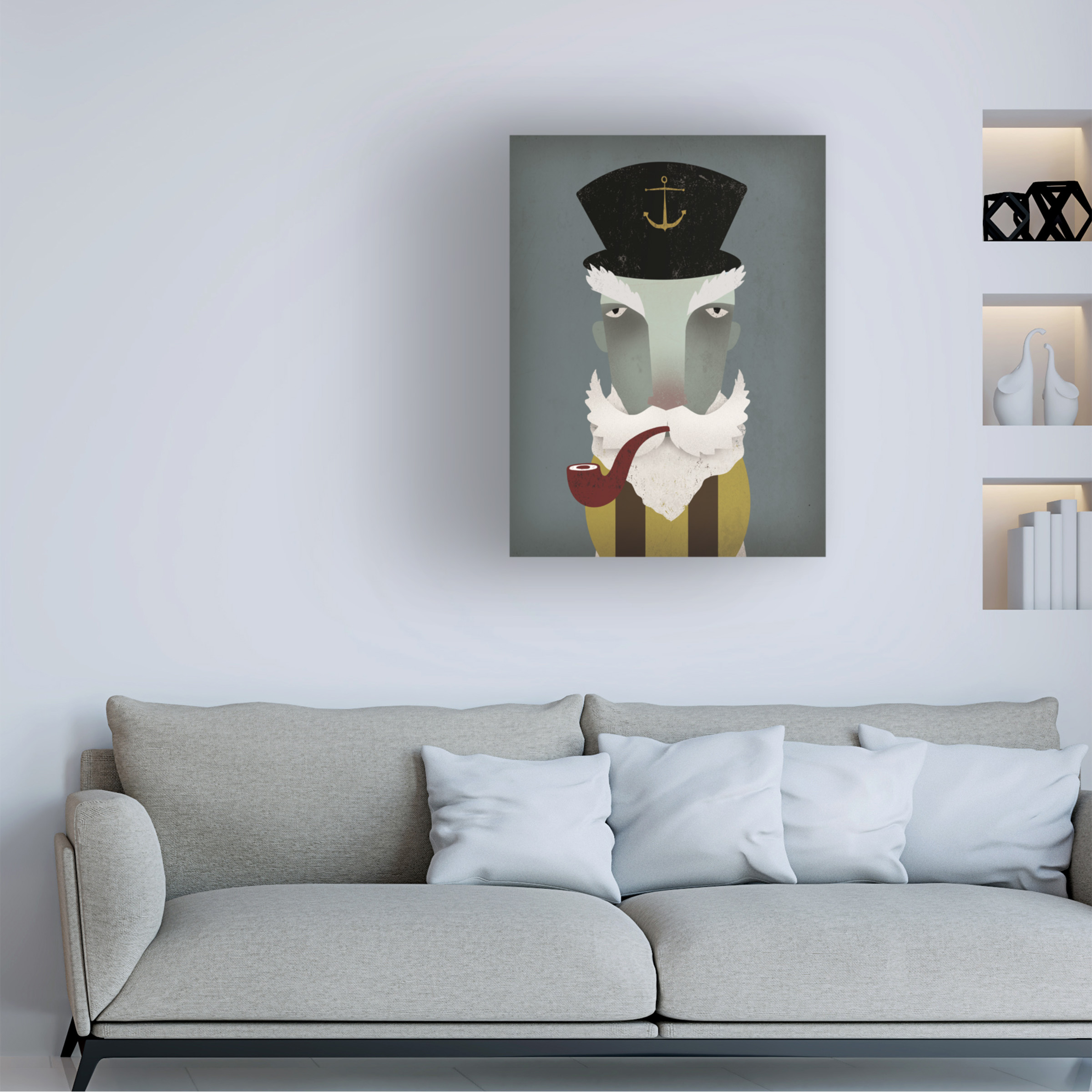 Trademark Fine Art 'Fisherman I' Canvas Art by Ryan Fowler