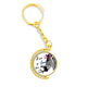 thumbnail image 1 of Simple foto carta animal Pinto Anillo de oro de metal llavero llavero, 1 of 3