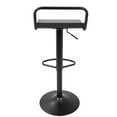 thumbnail image 5 of Emery Industrial Adjustable Barstool with Swivel in Black by LumiSource - Set of 2, 5 of 7