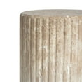 thumbnail image 4 of Christopher Knight Home Ribbed Side Table, Lightweight Concrete Round End Table for Indoor & Outdoor Use, Gold, 4 of 10
