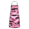 thumbnail image 3 of Anti-Fouling Belt Pocket Elasticated Apron - Non-Slippery Non-Fading Non-Shrinking Non-Crinkly Water-Repellent Texture Military Camouflage Pattern Abstract Pink_2, 3 of 8