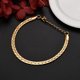 thumbnail image 1 of Pulseras de cadena clásicas para hombres y mujeres, oro de 18K, plata, fiesta de boda, regalo de aniversario, joyería de diseñador Original, 18 + 5cm, 1 of 2