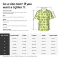 thumbnail image 5 of Fuzoiu Various Lemons Print Hawaiian Shirt for Men, Summer Beach Casual Short Sleeve Button Down Shirts, Men’s Beach Summer Shirts with Pocket,Small, 5 of 7